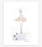 BALLERINA - Affiche enfant - Danseuse ballerine