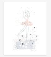 BALLERINA - Affiche enfant - Ballerine (pirouette)
