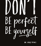 REBEL RULES - Affiche enfant - Don't be perfect