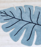 TANZANIA - Tapis - Monstera blue leaf