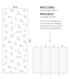 BUNNY - Papier peint enfant - Motif petits lapins