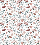 OCEAN FIELD - Papier peint enfant - Motif fleurs de l'océan