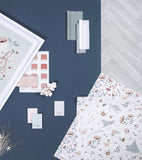 OCEAN FIELD - Papier peint enfant - Motif fleurs de l'océan