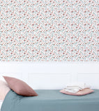 OCEAN FIELD - Papier peint enfant - Motif fleurs de l'océan