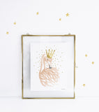 FLAMINGO - Affiche enfant - Flamant rose