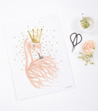 FLAMINGO - Affiche enfant - Flamant rose