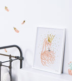 FLAMINGO - Affiche enfant - Flamant rose