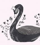 LITTLE PRINCESS - Affiche enfant - Cygne (noir)