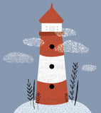 WILD ISLAND - Affiche enfant - Le phare