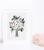 WONDERLAND - Affiche encadrée enfant - Bouquet d'anémones