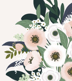 WONDERLAND - Affiche encadrée enfant - Bouquet d'anémones