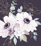 BLUSHING VIOLET - Affiche enfant - Les fleurs (fond violet)