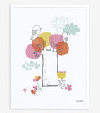 HELLO SUNSHINE - Affiche enfant - Les oiseaux