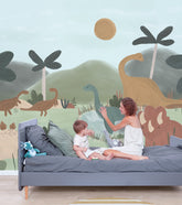 SUNNY - Papier peint panoramique - Dinosaures cool
