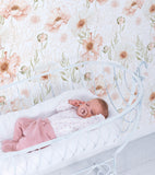 ISLANDIC POPPIES - Papier peint enfant - Motif coquelicots