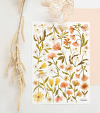 FELIDAE - Stickers muraux - fleurs vintage