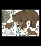 KHARU - Stickers muraux - La famille ours