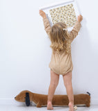 PICNIC DAY - Affiche enfant - Marguerites (moutarde)