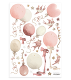 SELENE - Stickers muraux - Ballons (rose)