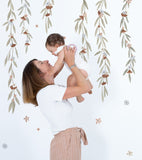 LILYDALE - Grand sticker - Eucalyptus et fleurs