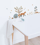 JÖRO - Stickers muraux - Forêt renard et animaux
