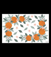 LOUISE - Stickers muraux - Oranges et feuillages