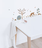 JÖRO - Stickers muraux - Forêt biche et animaux