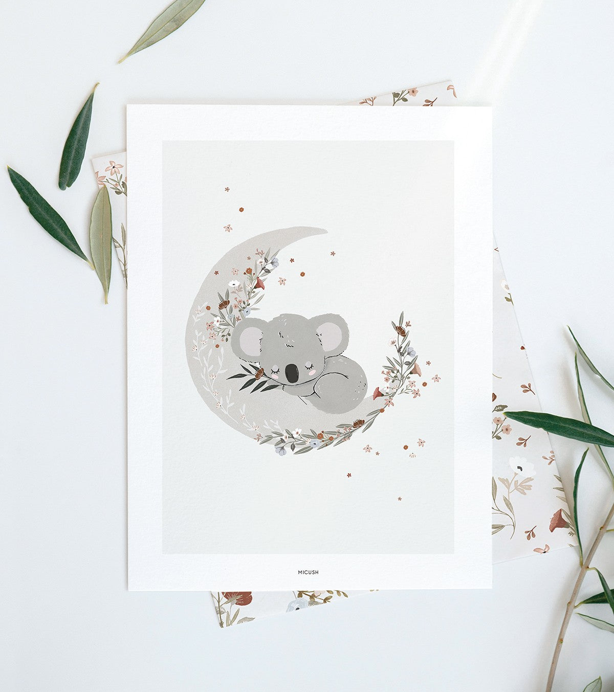 LILYDALE - Affiche enfant - Koala endormi