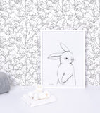 BUNNY - Affiche enfant - Lapin de face