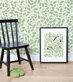 HIDE & SEEK - Affiche enfant - Zèbre et feuilles