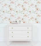 ISLANDIC POPPIES - Papier peint enfant - Motif coquelicots