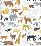 LIVING EARTH - Papier peint enfant - Motif animaux