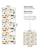 LIVING EARTH - Papier peint enfant - Motif animaux