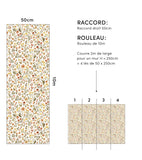 FELIDAE - Papier peint enfant - Motif fleurs vintage