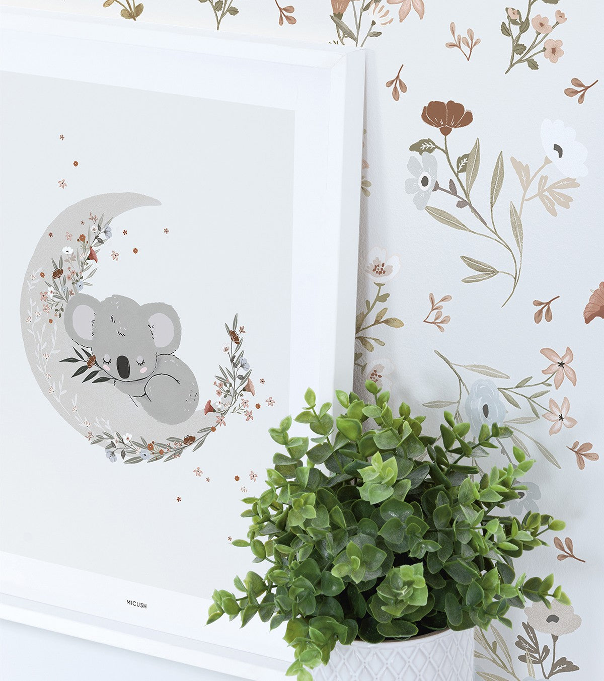 LILYDALE - Papier peint enfant - Motif floral doux et délicat