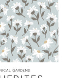 PICNIC DAY - Affiche enfant - Marguerites (bleu clair)