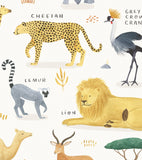 LIVING EARTH - Affiche enfant - Animaux d'Afrique