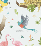 LIVING EARTH - Affiche enfant - Animaux Amérique du sud