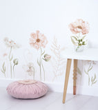 ISLANDIC POPPIES - Grand sticker - Grands coquelicots