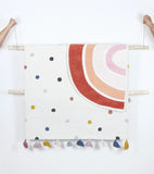 PARADISIO - Tapis enfant - Arc-en-ciel (orange)