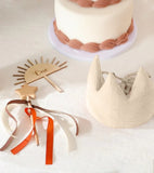 Déguisement - Couronne et baguette magique, écru