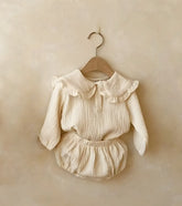 Ensemble bloomer et chemise - ivoire