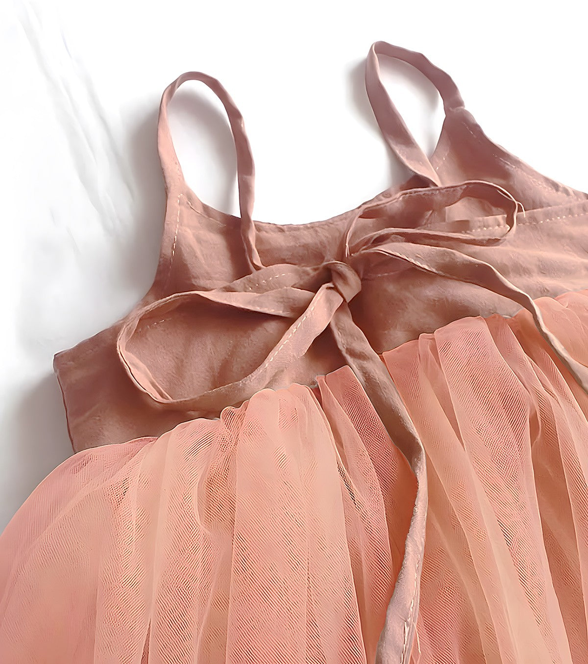 Robe tutu dos nu - rose