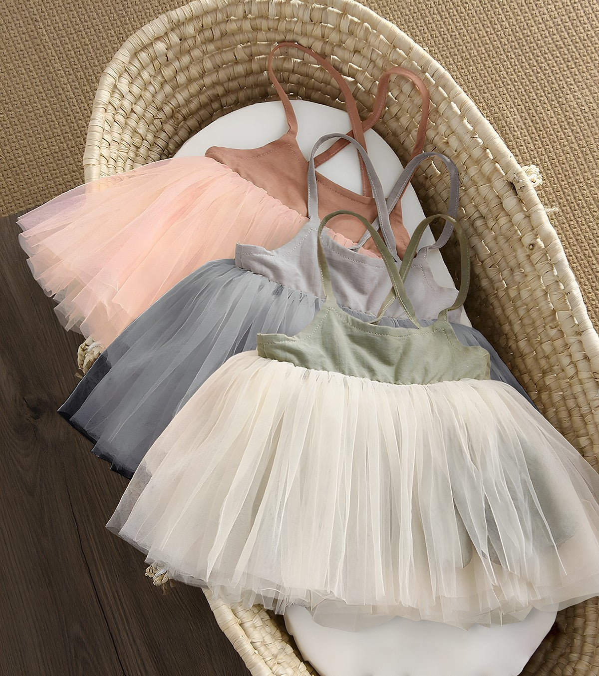 Robe tutu dos nu - rose