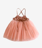 Robe tutu dos nu - rose