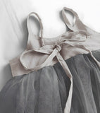 Robe tutu dos nu - gris