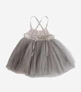 Robe tutu dos nu - gris