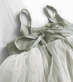 Robe tutu dos nu - vert