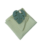 Anneau de dentition feuille verte et lange vert