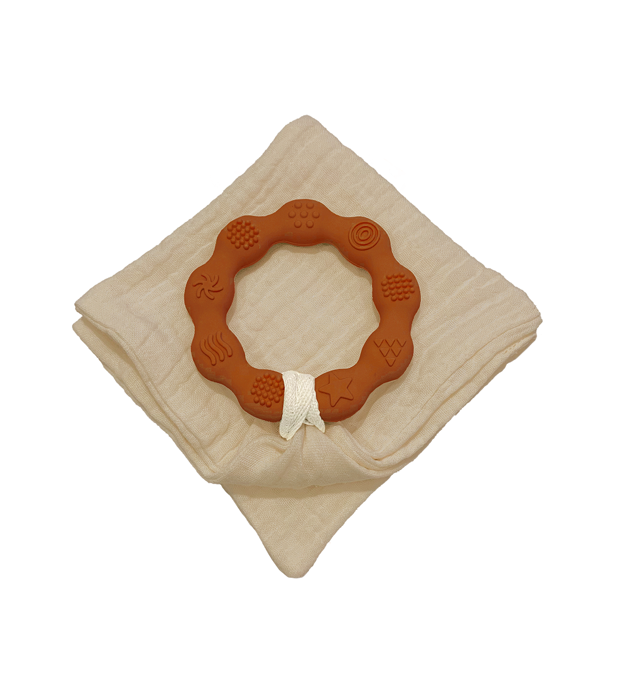 Anneau de dentition marron et lange sable
